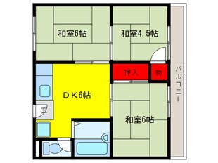 坂の久保サンシャインの物件間取画像